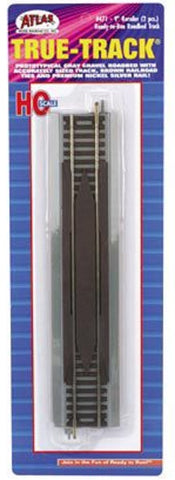 HO Scale Atlas 471 True-Track Code 83 9" Straight Rerailer Track