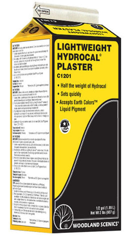 Woodland Scenics C1201 Sub Terrain Lightweight Hydrocal Plaster 1/2 gal Carton