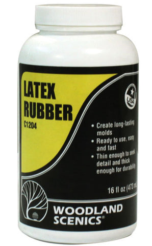 Woodland Scenics C1204 Sub Terrain Latex Rubber 16 oz Bottle