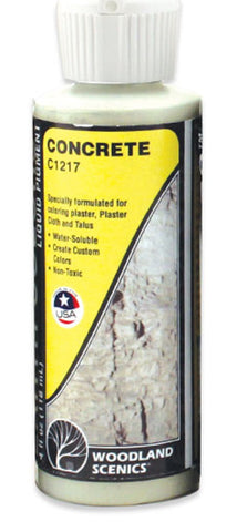 Woodland Scenics C1217 Earth Colors Concrete Pigment 4 fl oz (118 mL) Bottle
