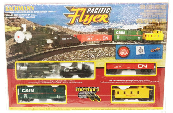 HO Scale Bachmann 692 Union Pacific UP Pacific Flyer Train Set w Steel Sidetrack Hobby