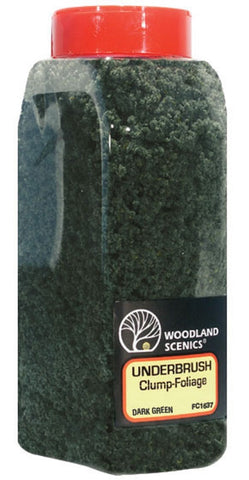 Woodland Scenics FC1637 Dark Green Underbrush Shaker 57.7 cu in (945 cu cm)