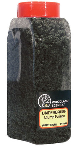 Woodland Scenics FC1638 Forest Green Underbrush Shaker 57.7 cu in (945 cu cm)