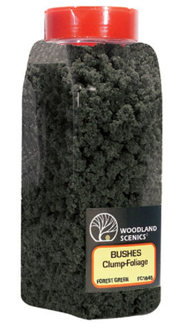 Woodland Scenics FC1648 Forest Green Bushes Shaker 57.7 cu in (945 cu cm)