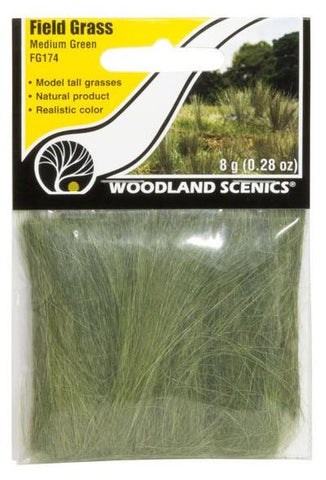 Woodland Scenics FG174 Medium Green Field Grass 8g
