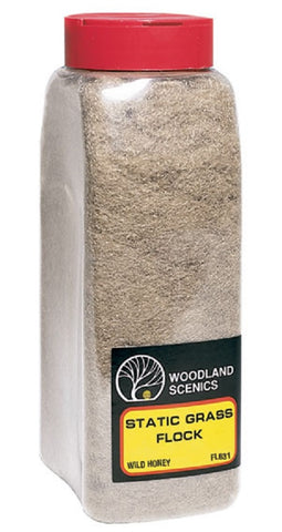 Woodland Scenics  FL631 Wild Honey Static Grass Flock Shaker 57.7 cu in (945 cu cm)