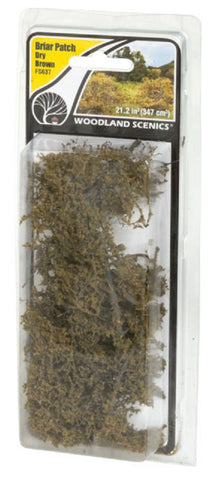 Woodland Scenics FS637 Field System Dry Brown Briar Patch 21.2 in.