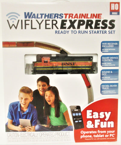 Walthers Trainline 931-1250 BNSF WiFlyer DCC Express Train Set