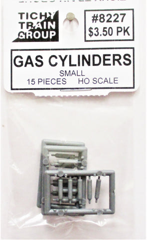 HO Scale Tichy Train Group 8227 Unpainted Small Gas Cylinder pkg (15)