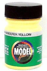 Badger Model Flex 16-10 Reefer Yellow 1 oz Acrylic Paint Bottle