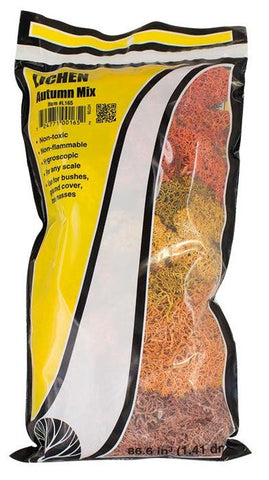 Woodland Scenics L165 Autumn Mix Lichen Small Bag