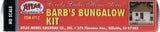 HO Scale Atlas 712 Barb's Bungalow House Building Kit
