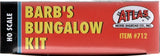 HO Scale Atlas 712 Barb's Bungalow House Building Kit