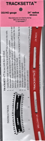 HO Scale Peco 00T24 Tracksetta 24" 61cm Radius Curve Track Laying Template