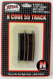 N Scale Atlas 2013 Code 55 11-1/4" Radius Half Curve Track 6 pcs