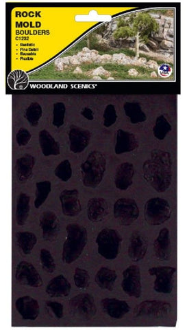 Woodland Scenics C1232 Terrain System Boulders Rock Mold