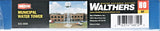 HO Scale Walthers Cornerstone 933-3550 Municipal Water Tower Kit