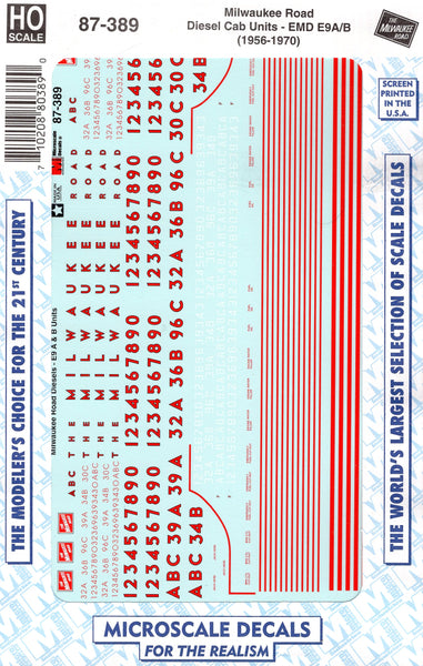 Microscale HO Scale Decal #87-1516 – Street, Wide Load & Oversize Truck Signs, Speed