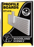 Woodland Scenics ST1419 Sub Terrain System Profile Boards (2) pcs