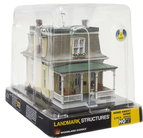 HO Scale Woodland Scenics BR5036 Built & Ready Home Sweet Home Victorian House