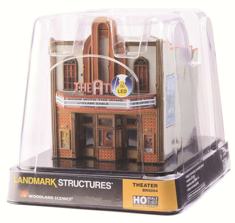 HO Scale Woodland Scenics BR5054 Just Plug Built & Ready Theatre