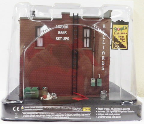 O Scale Woodland Scenics BR5844 Corner Emporium Built-&-Ready Structure