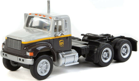 HO Scale Walthers Scene Master 949-11186 UPS Freight Dual Axle Semi Tractor