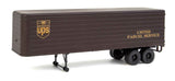 HO Scale Walthers SceneMaster 949-2428 UPS United Parcel Service 35' Trailers