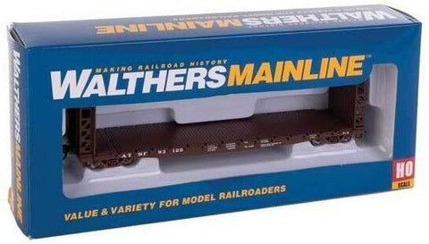 HO Scale Walthers Mainline 910-5903 Santa Fe ATSF 93120 53' GSC Bulkhead Flatcar