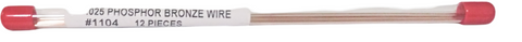 HO Scale Tichy Train Group 1104 Phosphor-Bronze .025 Wire 8" Long pkg (12)