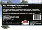 Atlas #15 HO Blueprints for 10 True-Track Layouts How-to Softcover Book