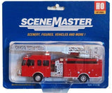 HO Scale Walthers SceneMaster 949-13801 Heavy-Duty Fire Department Ladder Truck
