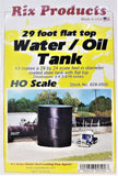 HO Scale Rix Products 628-0500 29' Flat Top Water/Oil Tank Kit