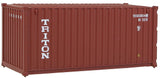 HO Scale Walthers SceneMaster 949-8053 Triton 20' Corrugated Container