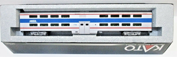 HO Scale Kato 35-6038 Chicago Metra 7780 Pullman Bi-Level 4