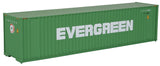 HO Scale Walthers SceneMaster 949-8202 Evergreen 40' Hi-Cube Corrugated Container w/Flat Roof