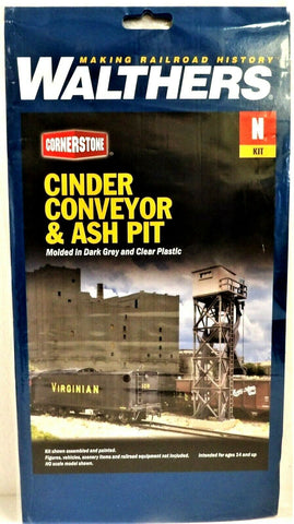 N Scale Walthers Cornerstone 933-3816 Cinder Conveyor & Ash Pit Kit