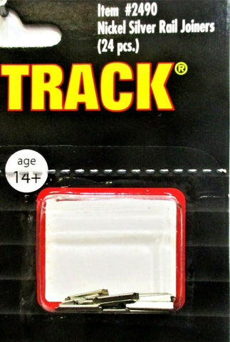 N Scale Atlas True Track 2490 Code 65 Metal Rail Joiners pkg (24)