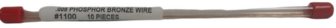 HO Scale Tichy Train Group 1100 Phosphor-Bronze .008 Wire 8" Long pkg (10)