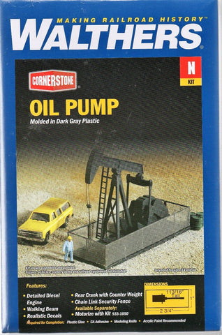 N Scale Walthers Cornerstone 933-3248 Walking Beam/Horse Head Oil Pump Kit