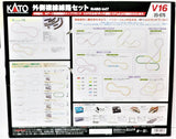 N Scale Kato Unitrack 20-876 V16 Concrete-Tie Double-Track Outer Loop Set