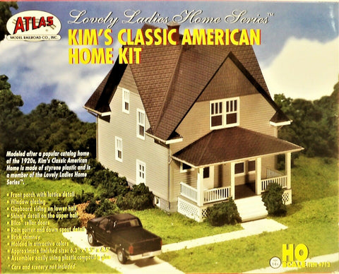 HO Scale Atlas 713 Kim's Classic American Home/House Kit