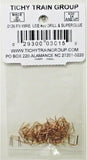 HO Scale Tichy Train Group 3015 Formed Wire Grab Irons 18" Drop Type pkg (100)