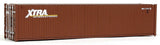 HO Scale Walthers SceneMaster 949-8154 XTRA International MLCU 40' Corrugated Container