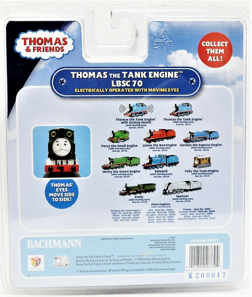 HO Scale Bachmann 58739 Thomas the Tank Engine Green LBSC 70 w