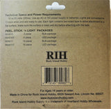 HO Scale Rock Island Hobby 5111 Peel N Stick LED Lights w/Holder (15) pcs