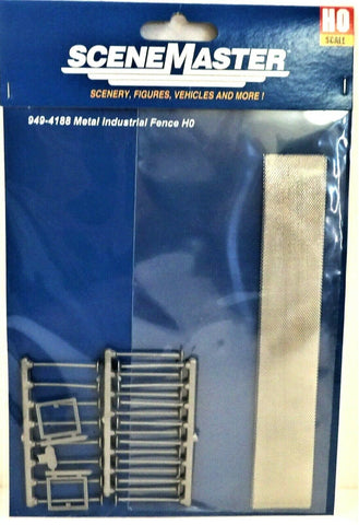 HO Scale Walthers SceneMaster 949-4188 Metal Industrial Fence