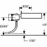 HO Scale Kadee #142 Whisker Metal Couplers w/Medium 9/32" Overset Shank (2) pr