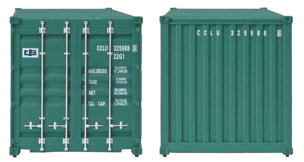 Walthers 949-8074 SceneMaster, HO 20' Corrugated Container