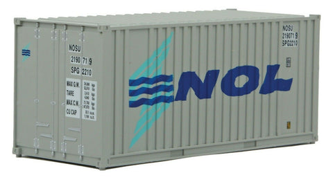 HO Scale Walthers SceneMaster 949-8015 NOL 20' Corrugated Container